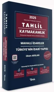 TAHLİL Mahalli İdareler ve Türkiye'nin İdari Yapısı Konu Anlatım Kitabı