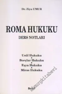 Roma Hukuku Ders Notları -