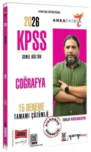Yargı Yayınları 2026 KPSS Genel Kültür Anka Ekibi Tamamı Çözümlü Coğrafya 15 Deneme