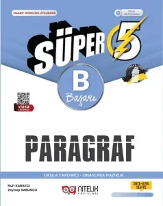Nitelik Yayınları 5. Sınıf Süper Paragraf  (B) Soru Kitabı