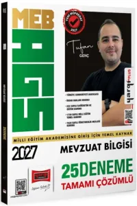 Yargı Yayınları MEB AGS 2027 Mevzuat Bilgisi Tamamı Çözümlü 25 Deneme
