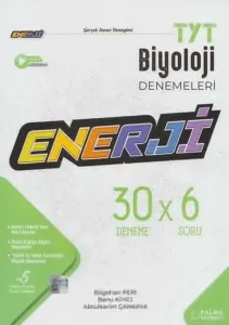 Palme Yayınları TYT Biyoloji Enerji 30 Deneme Sınavı