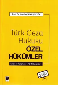 Türk Ceza Hukuku Özel Hükümler