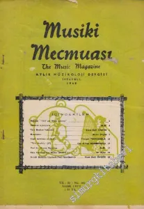 Musiki Mecmuası Aylık Müzikoloji Dergisi - Sayı: 362    32  Aralık