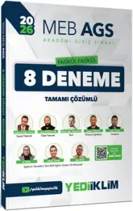 YEDİİKLİM 2026 MEB AGS FASİKÜL FASİKÜL 8 DENEME TAMAMI ÇÖZÜMLÜ