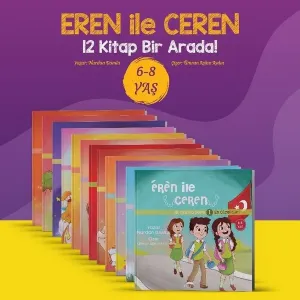 Eren İle Ceren İlk Okuma Serisi (12 Kitap Takım)