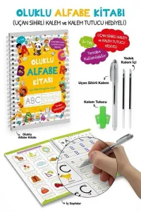 Oluklu Alfabe Kitabı " Sihirli Kalem ve Kalem Tutucu Hediyeli "