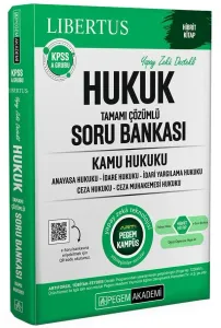 Pegem Yayınları 2026 KPSS A Grubu Libertus Hukuk Kamu Hukuku Soru Bankası Çözümlü