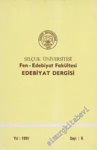 Selçuk Üniversitesi Fen - Edebiyat Fakültesi Dergisi  - 6