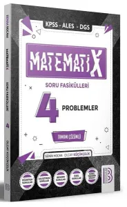 2021 KPSS ALES DGS MatematiX Soru Fasikülleri 4 Problemler