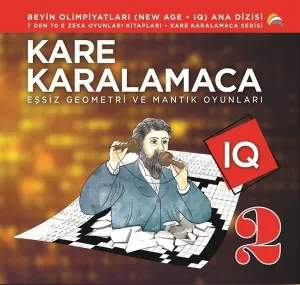 Kare Karalamaca 2 ve 7'den 70'e Zeka Oyunları Kitapları-Eşsiz Geometri ve Mantık Oyunları