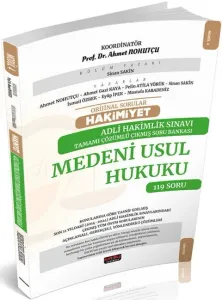 Savaş Yayınları 2025 Orijinal Sorular HAKİMİYET Adli Hakimlik Medeni Usul Hukuku Çıkmış Soru Bankası