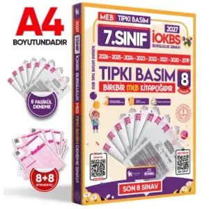 İnformal Yayınları 2027 7. Sınıf Tüm Dersler İOKBS Bursluluk Sınavı Tıpkı Basım 8 Fasikül Deneme Seti