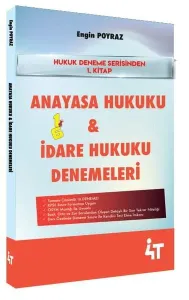 4T Yayınları KPSS Anayasa Hukuku ve İdare Hukuku Denemeleri