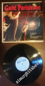 33 LP PLAK VINYL: Offenbach, Le Ballet Francais Orchestre, P. Montiel - Gaité Parisienne -