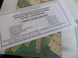 Açıköğretim 1. Yarıyıl Kitapları