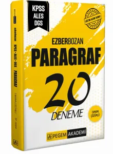 Pegem Yayınları KPSS ALES DGS Paragraf Ezberbozan 20 Deneme Çözümlü