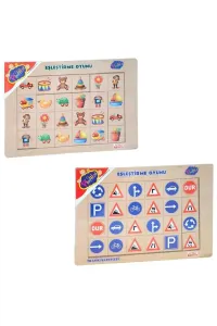 ONYIL PLAYWOOD  AHŞAP EĞİTİCİ 4 ÇEŞİT EŞLEŞTİRME
