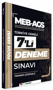 TKM Akademi MEB-AGS Tüm Dersler 7 li Deneme Çözümlü Focus Serisi