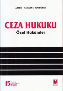 Ceza Hukuku Özel Hükümler
