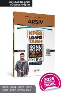 Marka Yayınları 2026 KPSS Lisans Tarih Çıkmış Sorular Son 8 Yıl Konularına Göre Çözümlü ARŞİV Serisi