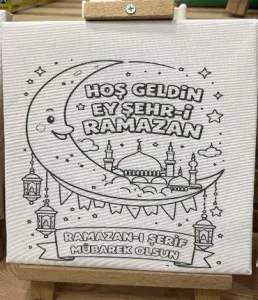 Ramazan 20x20 Tuval Boyama Seti (Kod001)