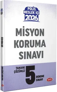 Data Yayınları 2026 Emniyet Genel Müdürlüğü Polis Misyon Koruma Sınavı Tamamı Çözümlü 5 Deneme Sınavı