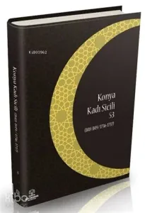 Konya Kadı Sicili 53; (1148- 1149 / 1736 - 1737)