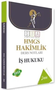 Yetki Yayınları 2026 HMGS Hakimlik İş Hukuku Ders Notları
