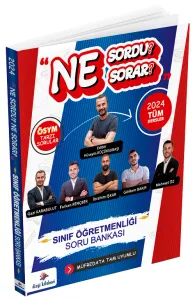 Dizgi Kitap Yayınları 2024 ÖABT Sınıf Öğretmenliği Ne Sordu Ne Sorar Soru Bankası Çözümlü