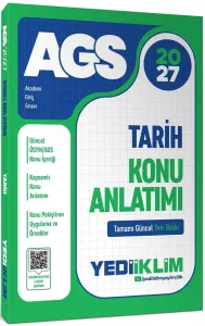Yediiklim Yayınları 2027 MEB AGS Tarih Konu Anlatımı