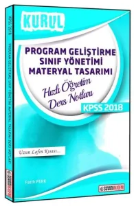 Süvari Akademi KPSS Program Geliştirme Sınıf Yönetimi Materyal Tasarım Hızlı Öğretim Ders Notları 20
