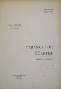 Yabancı - Dil Öğretimi İlkeler ve Çözümler -