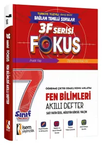 İSEM YAY. 7.SINIF FOKUS FEN BİLİMLERİ AKILLI DEFTER