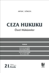 CEZA HUKUKU ÖZEL HÜKÜMLER