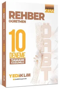 2022 ÖABT Rehber Öğretmen Tamamı Çözümlü 10 Deneme