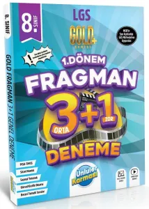 Ünlüler Karması 8. Sınıf Fragman 3+1 Deneme 1.Dönem