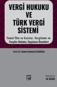 Vergi Hukuku ve Türk Vergi Sistemi