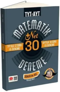 Bıyıklı Matematik TYT İlk 12 AYT İlk 10 Soru Matematik 30 Deneme
