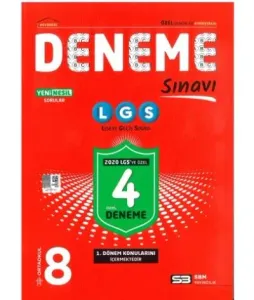 Soru Bankası Merkezi 8. Sınıf LGS 4 Özel Deneme Sınavı-YENİ