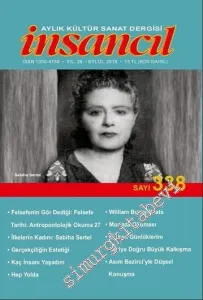 İnsancıl Aylık Kültür Sanat Dergisi - Sabiha Sertel - Sayı: 338    Yıl: 28  Eylül