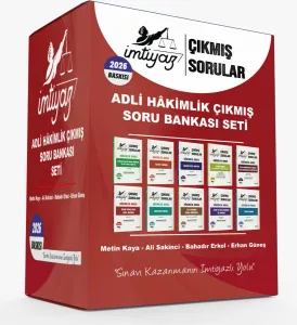 İMTİYAZ 2026 Adli Hakimlik Çıkmış Sorular Seti