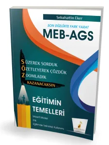 Pelikan Yayınları MEB - AGS Hazırlık Eğitimin Temelleri Söz Kazanacaksın Soru Bankası