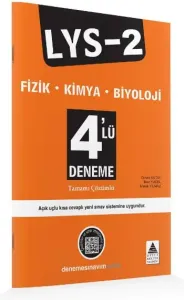 Delta LYS-2 Fizik-Kimya-Biyoloji 4 lü Deneme