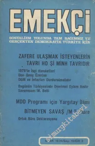 Sosyalizm Yolunda Tam Bağımsız Ve Gerçekten Demokratik Türkiye İçin Emekçi Dergisi - Sayı: 15      Ocak