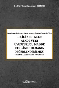 Geçici Nedenler, Alkol veya Uyuşturucu Madde Etkisinde Olmanın Değerlendirilmesi
