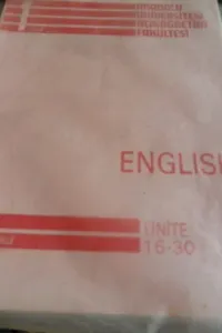 English 1 / Cilt 2 Ünite 16-30
