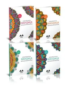 Yetişkinler İçin Mandala Boyama Seti 1-4 Kitap