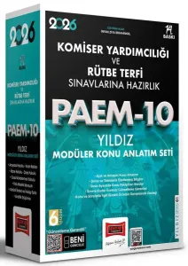 Yargı Yayınları 2026 PAEM Komiser Yardımcılığı ve Rütbe Terfi Sınavlarına Hazırlık Yıldız Modüler Konu Anlatım Seti