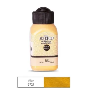 Artdeco Metalik Akrilik Boya 75ml  Altın 3721